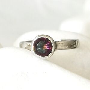 Mystic Topaz sterling silver ring size 6 🆕